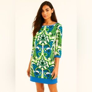 Laundry by Design Blue and Green Dress